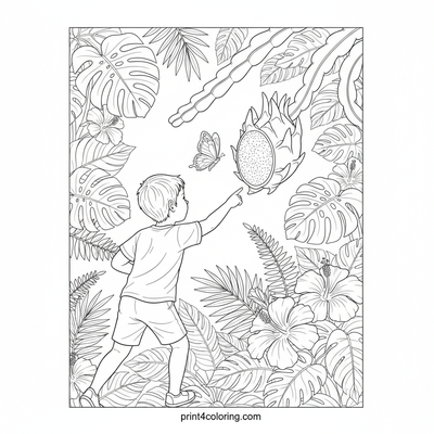 Tropical Garden Discovery: Dragon Fruit Delight