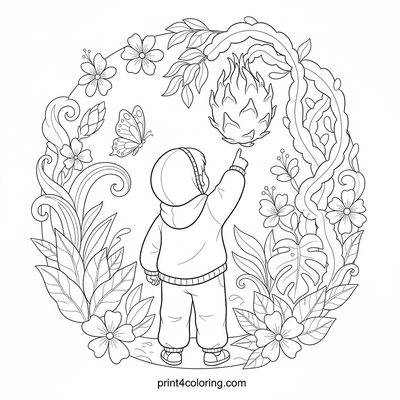 Dragon Fruit coloring pages preview