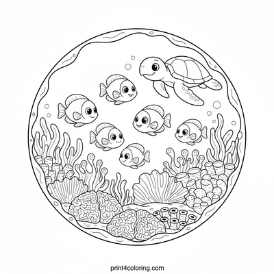 Cozy Coral Kingdom: Under the Ocean's Surface