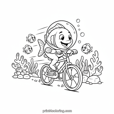 Fin-tastic Underwater Bike Ride