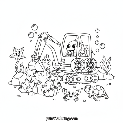 The Friendly Reef Builder: Underwater Adventure