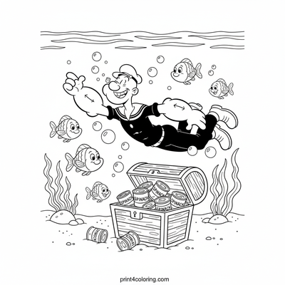 Popeye's Deep Sea Spinach Discovery