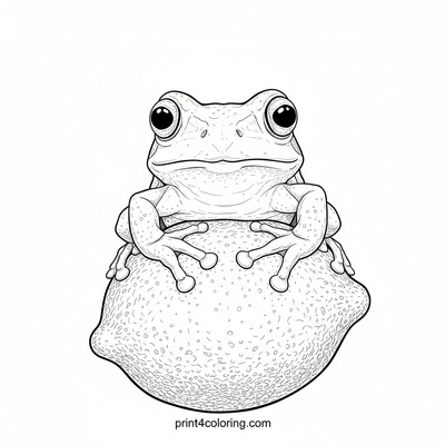 The Perched Prince of Limes: An Unexpected Still Life - free printable coloring page