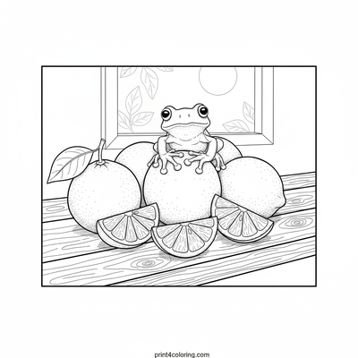 The Unexpected Lime Landing Frog