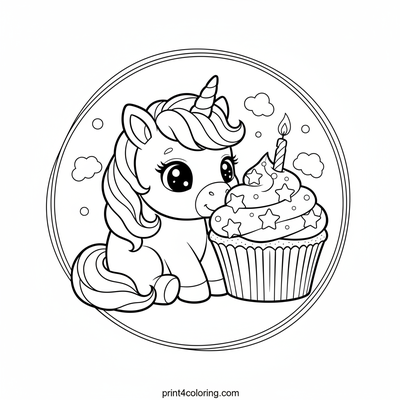 Unicorn's Sweet Cupcake Dream