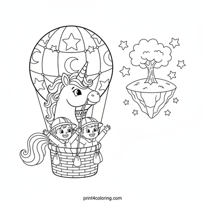 Unicorn's Starry Island Adventure