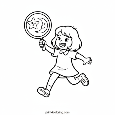 Velma's Stellar Discovery - free printable coloring page