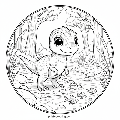 Velociraptor coloring pages preview