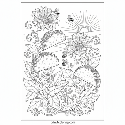 Whimsical Taco Garden Bloom