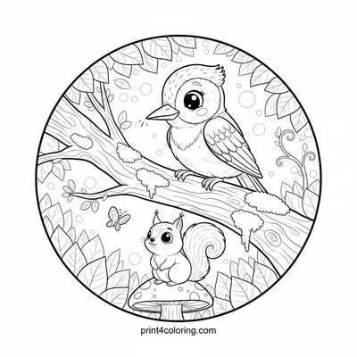 Woodpecker's Woodland Serenade