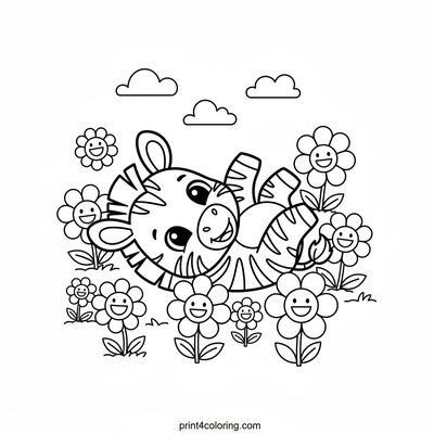 Zola's Rolling Meadow Adventure - free printable coloring page