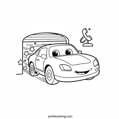 Speedy Sammy's Rescue Dash! - free printable coloring page
