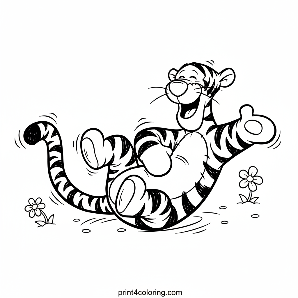 Tigger's Hilarious Giggle Roll