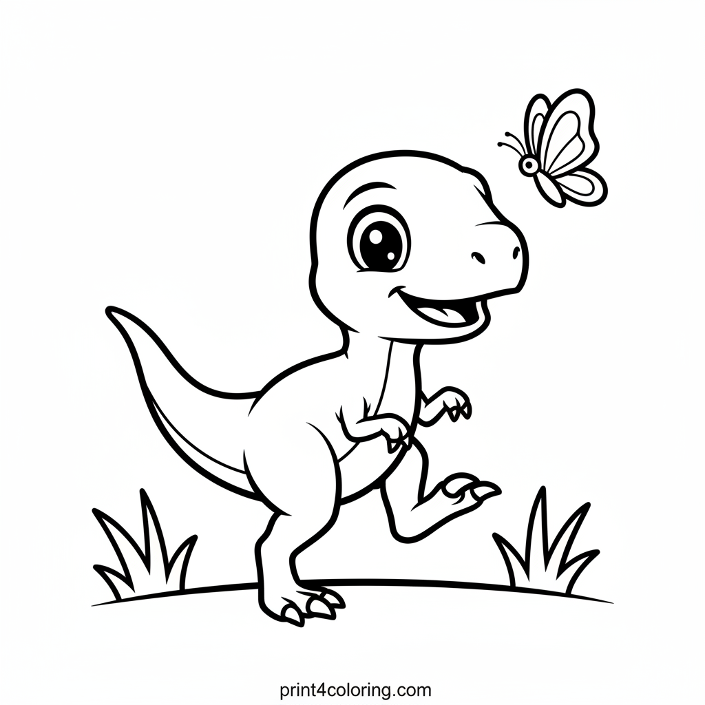 Tiny Raptor's First Steps