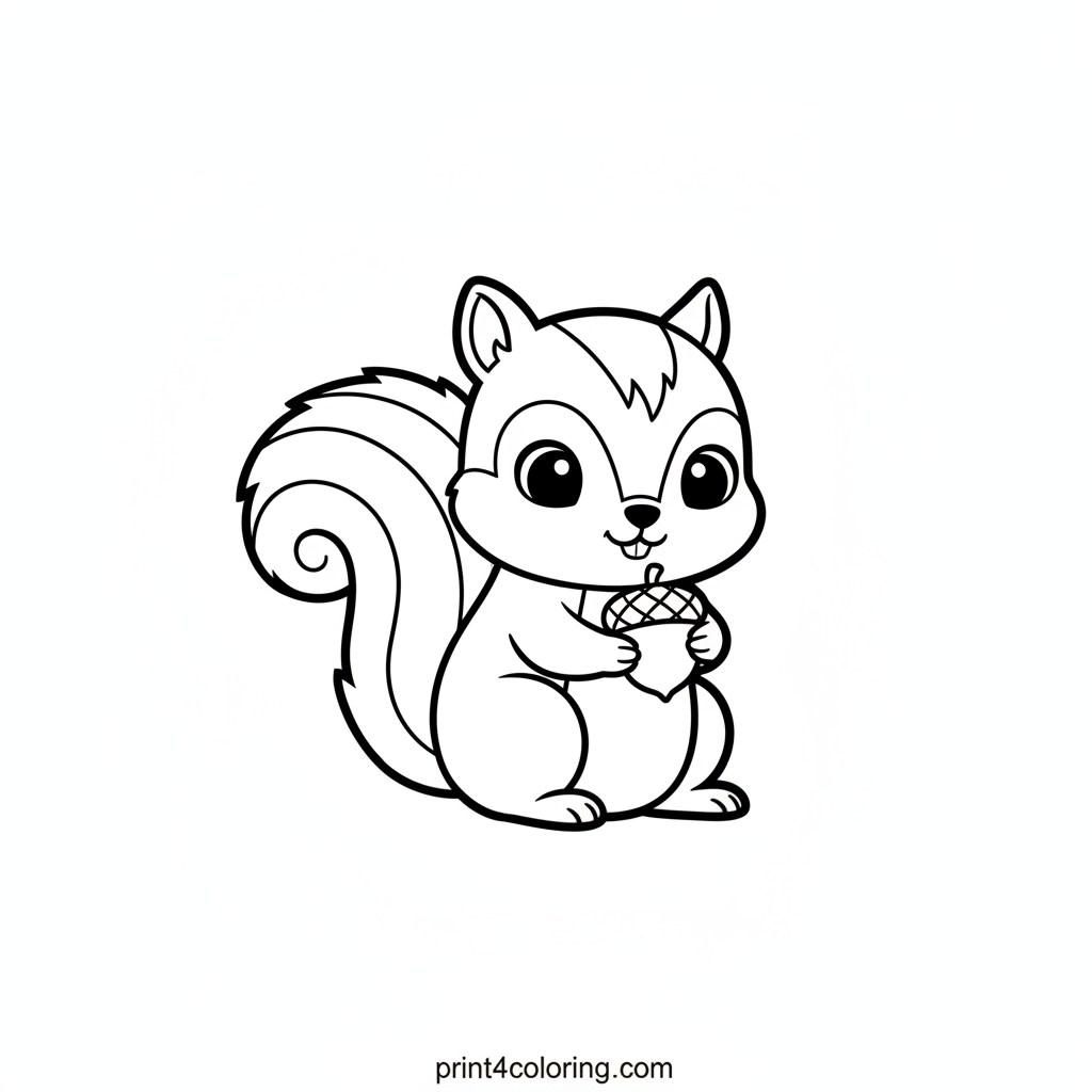 Sweet Baby Squirrel's Acorn Delight