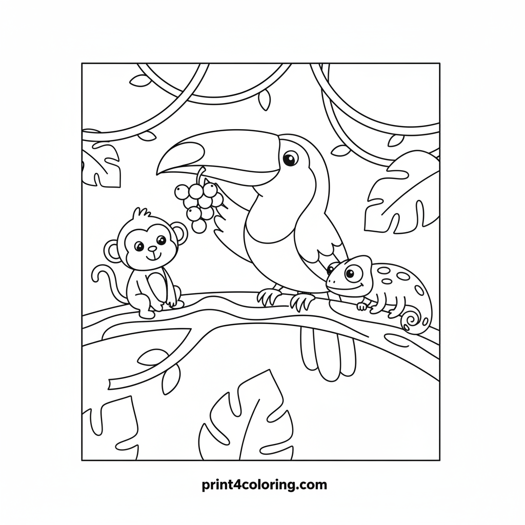 Toucan's Jungle Feast with Friends