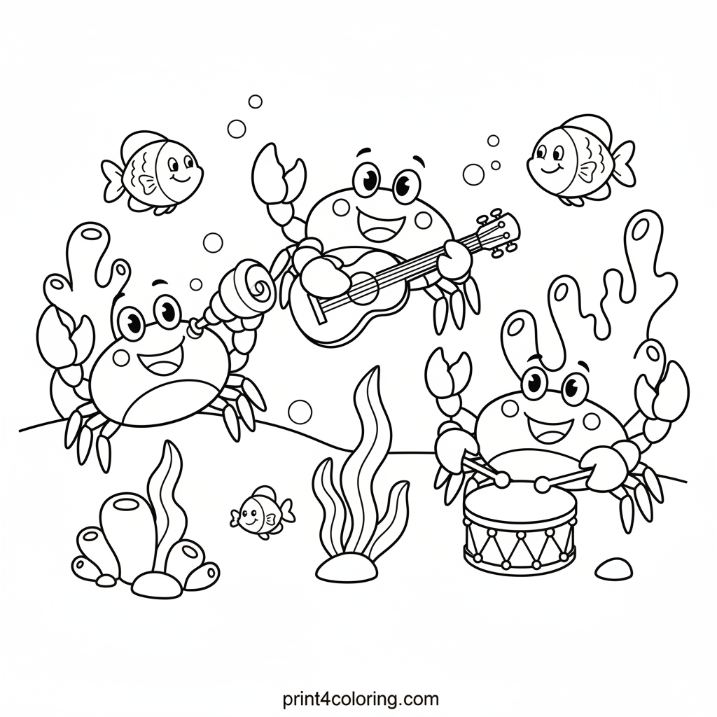 Crabby Concert Under the Sea
