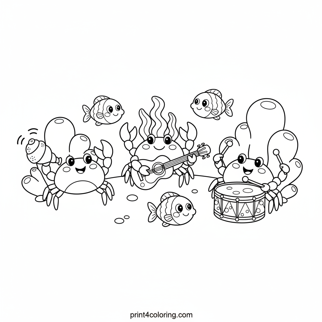 Crabtastic Underwater Band