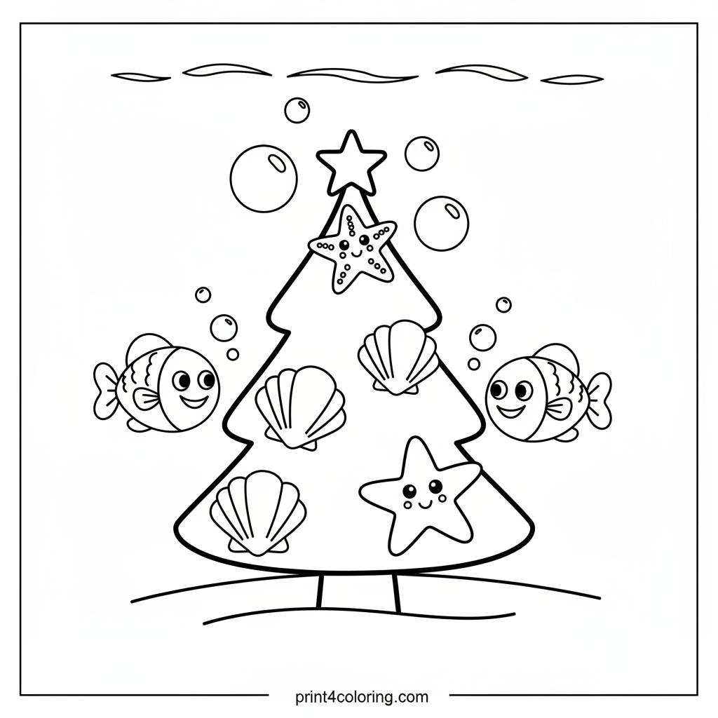 Sparkling Sea Christmas Tree!