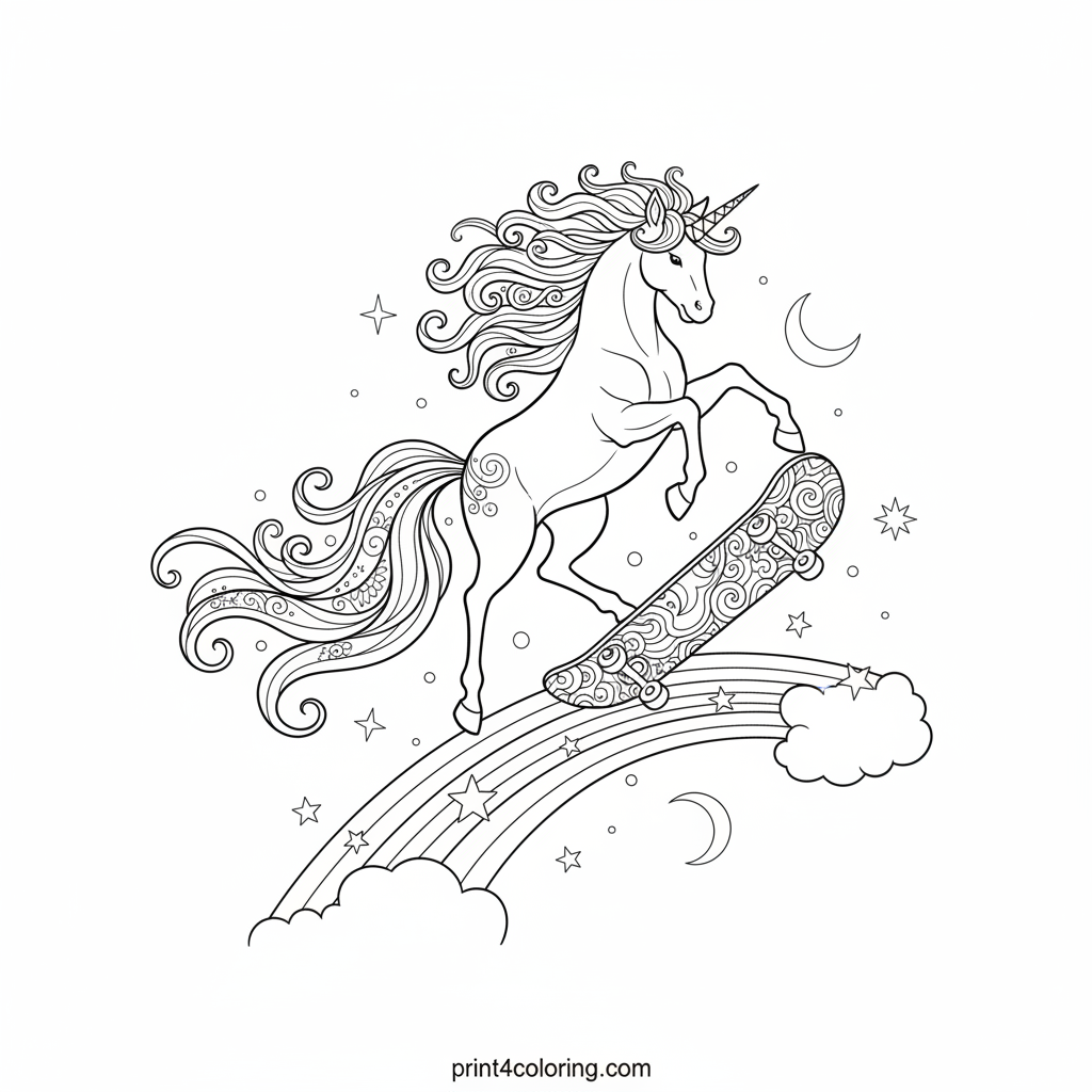 Unicorn's Rainbow Rail Ride