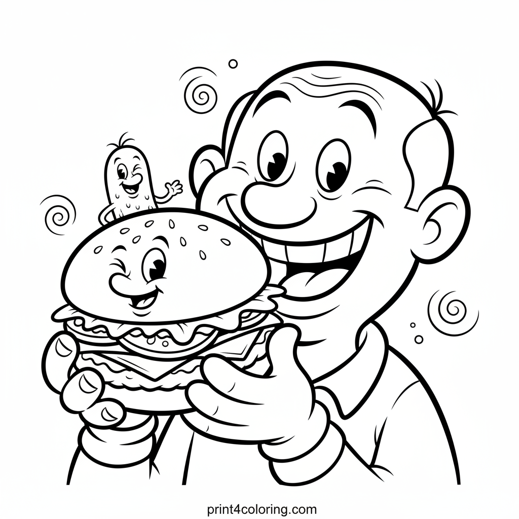 Wimpy's Wacky Winking Burger
