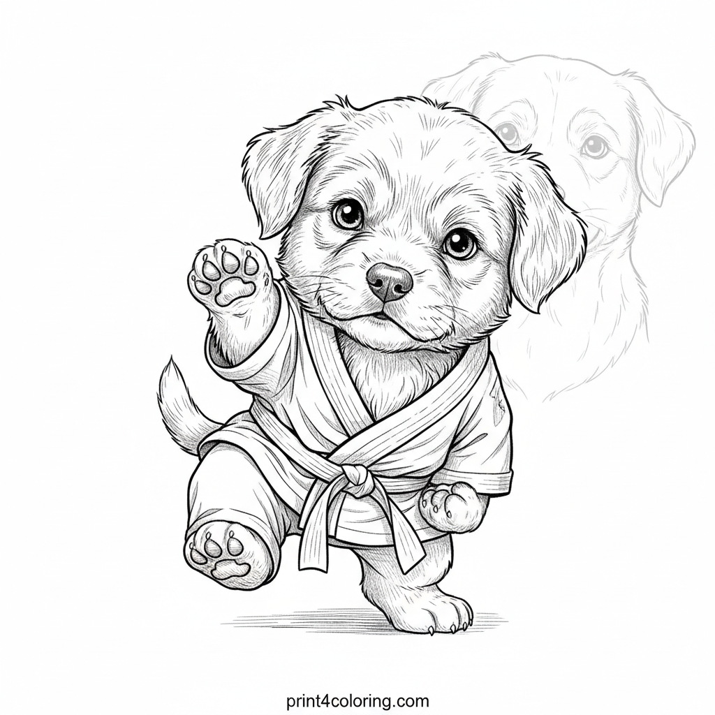 Wobbly Warrior Pup: First Steps