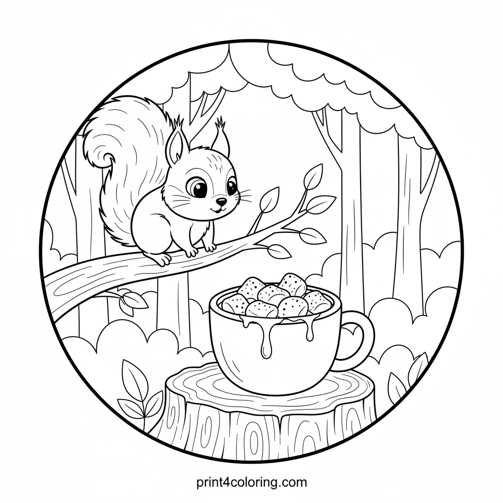 Woodland Friend's Cozy Cocoa Delight